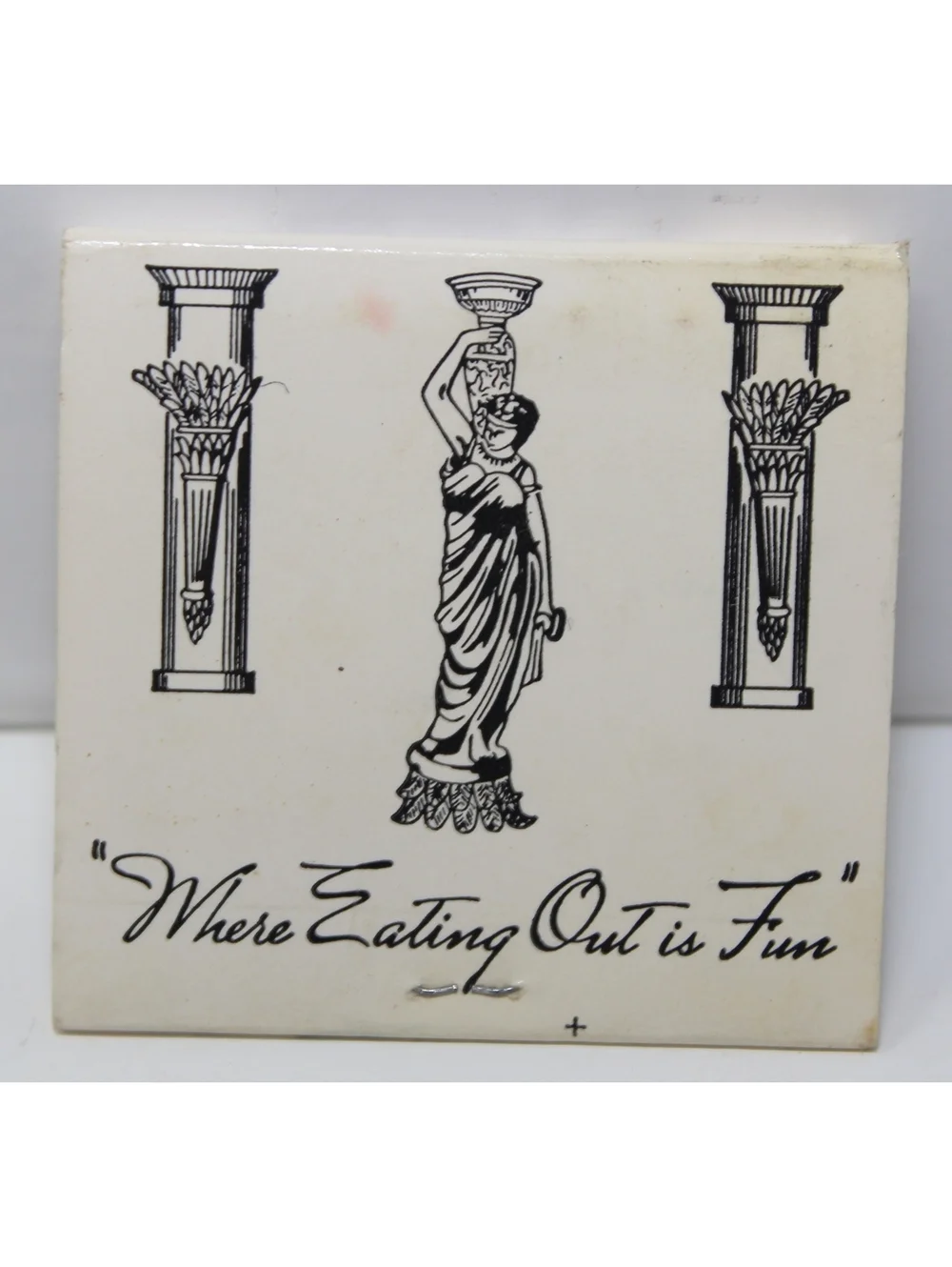 Vintage Matchbook Folles Restaurant Cuisine Royale Clarksdale Mississippi Steaks